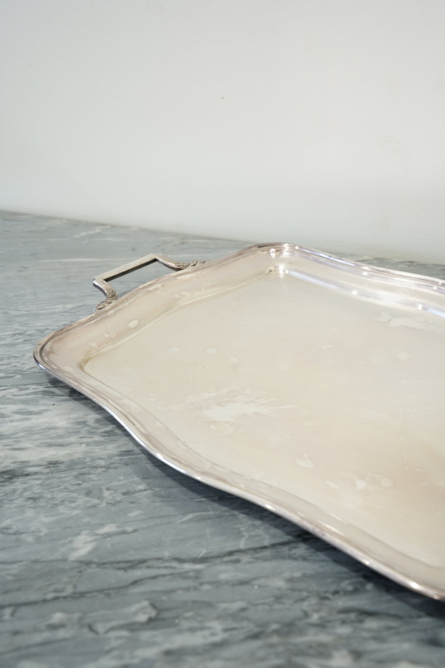 Vintage Wiskemann Belgian Silverplate Serving Tray