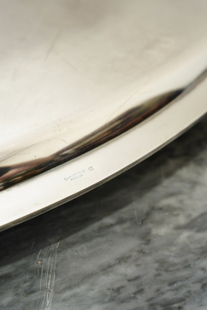 Vintage Christofle French Silverplate Oval Serving Tray