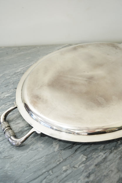Vintage Christofle French Silverplate Oval Serving Tray