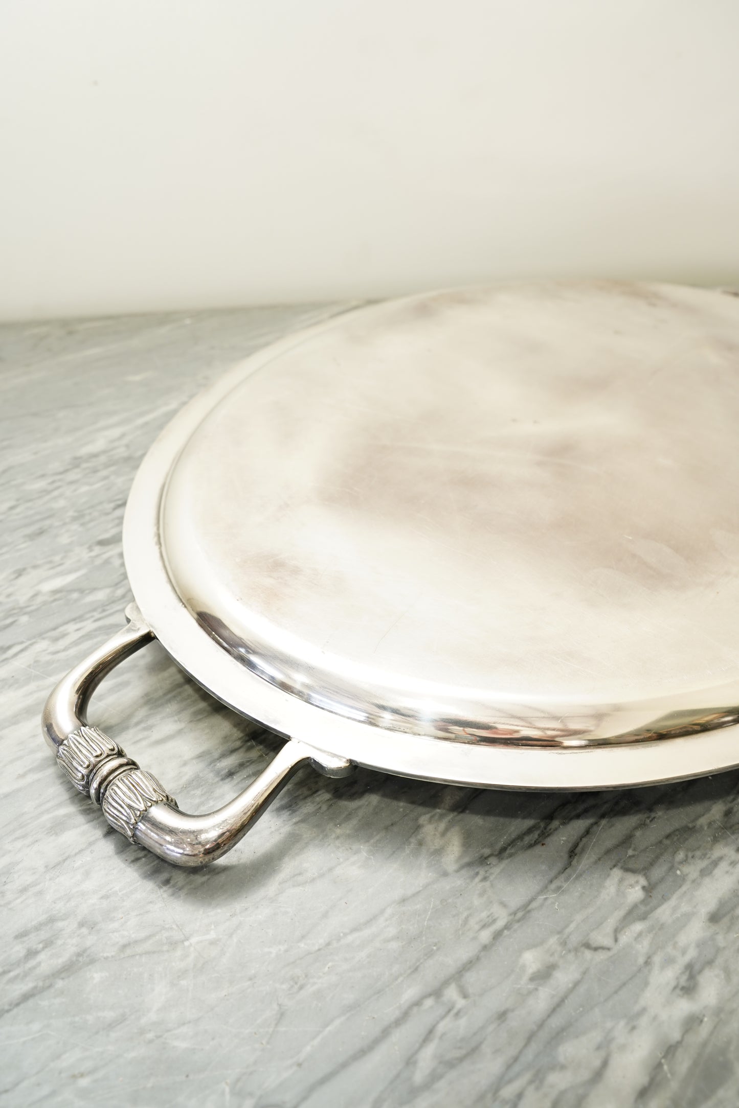 Vintage Christofle French Silverplate Oval Serving Tray