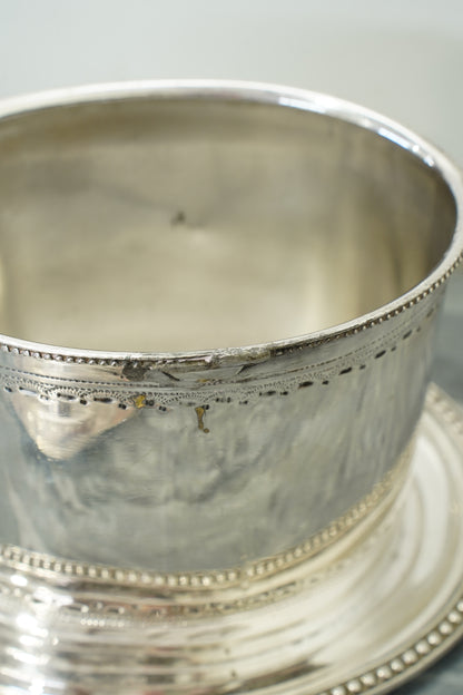 Antique English Sheffield Silver Plate Biscuit Box