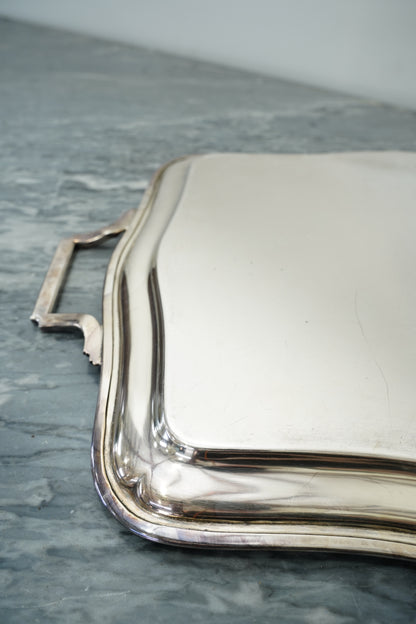 Vintage Wiskemann Belgian Silverplate Serving Tray