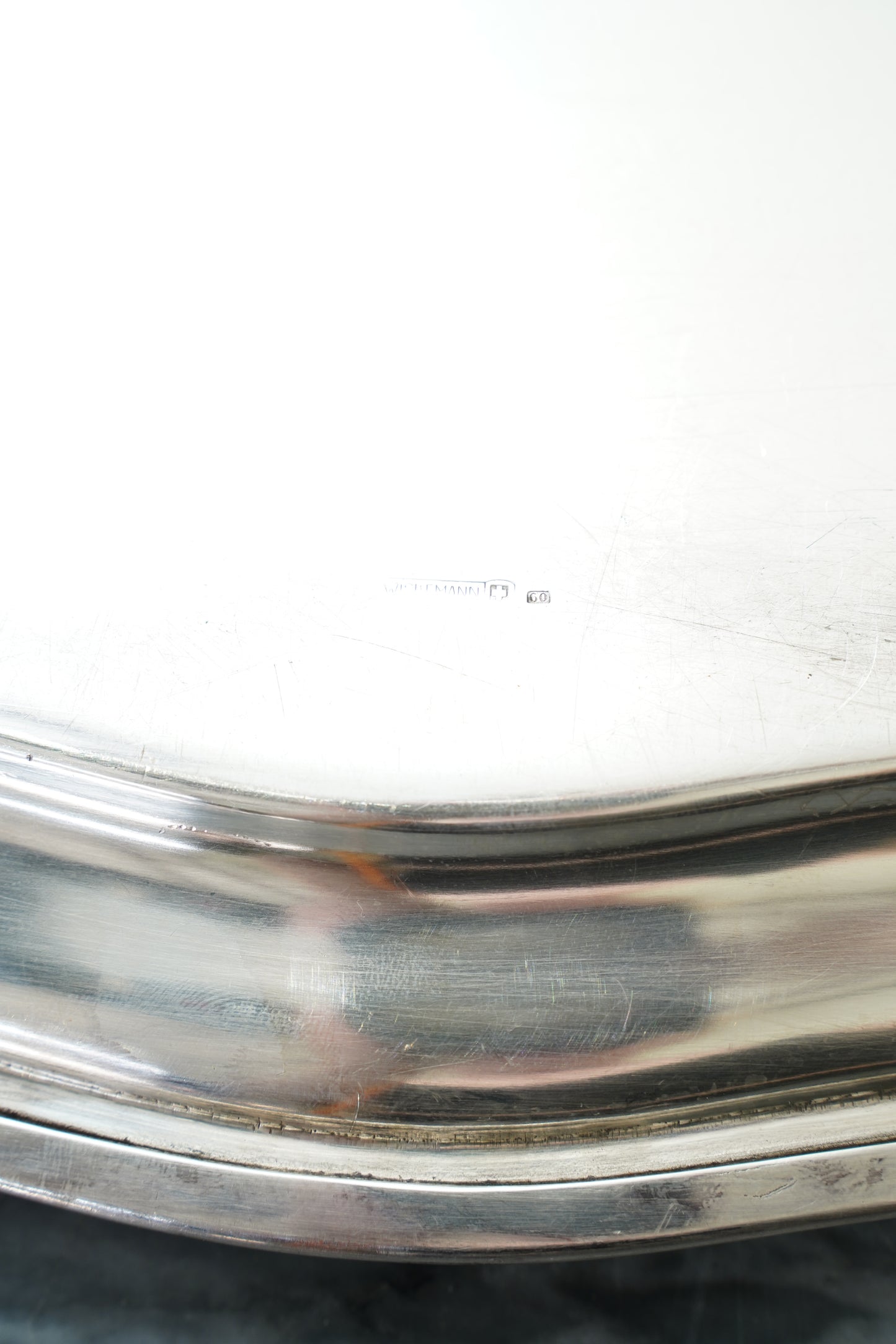 Vintage Wiskemann Belgian Silverplate Serving Tray