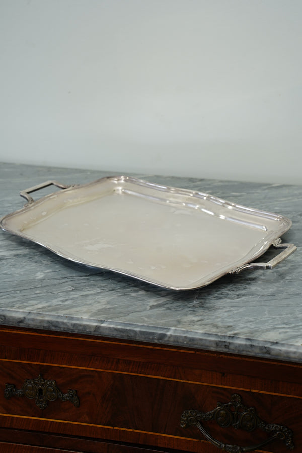 Vintage Wiskemann Belgian Silverplate Serving Tray