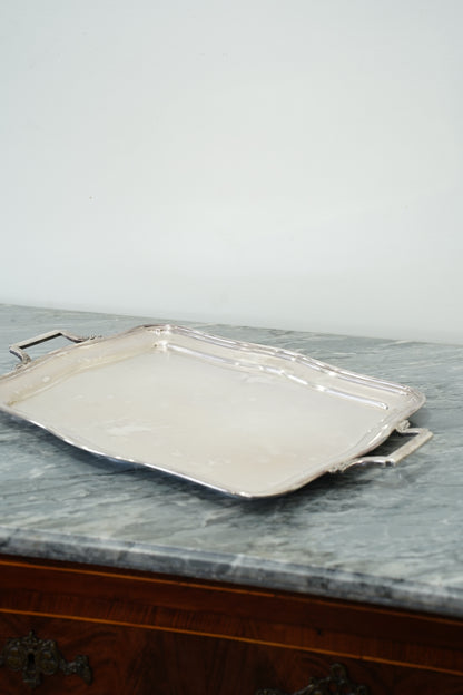 Vintage Wiskemann Belgian Silverplate Serving Tray