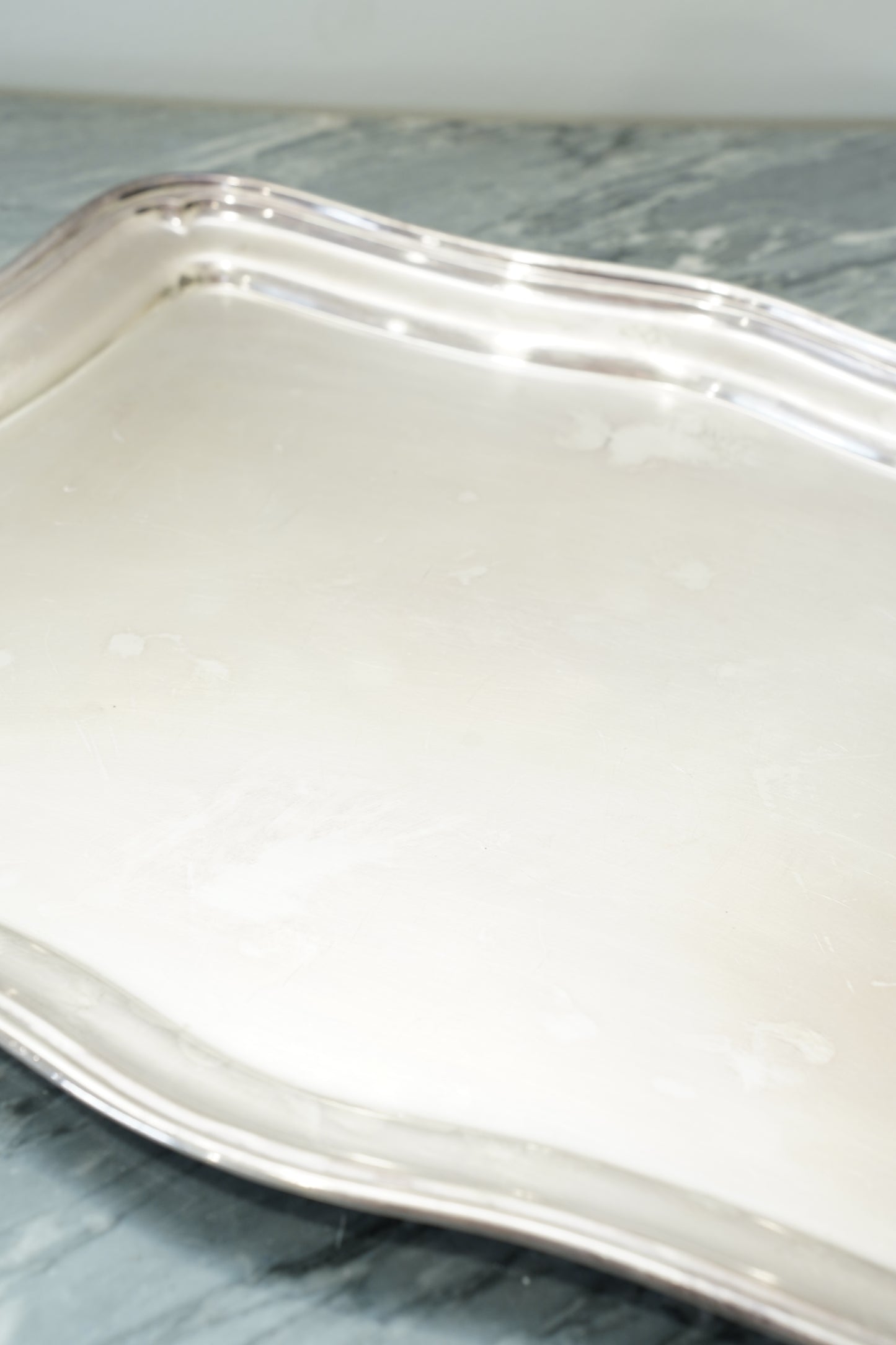 Vintage Wiskemann Belgian Silverplate Serving Tray