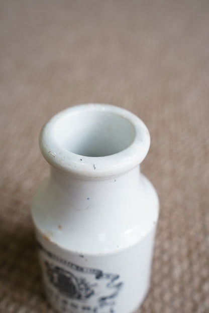 Antique French Grey Poupon Dijon Mustard Pot, Circa 1890