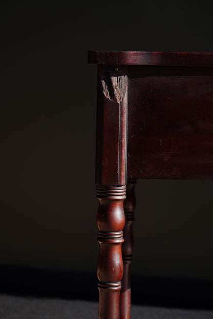 Antique Mahogany Side Table or Sewing Table