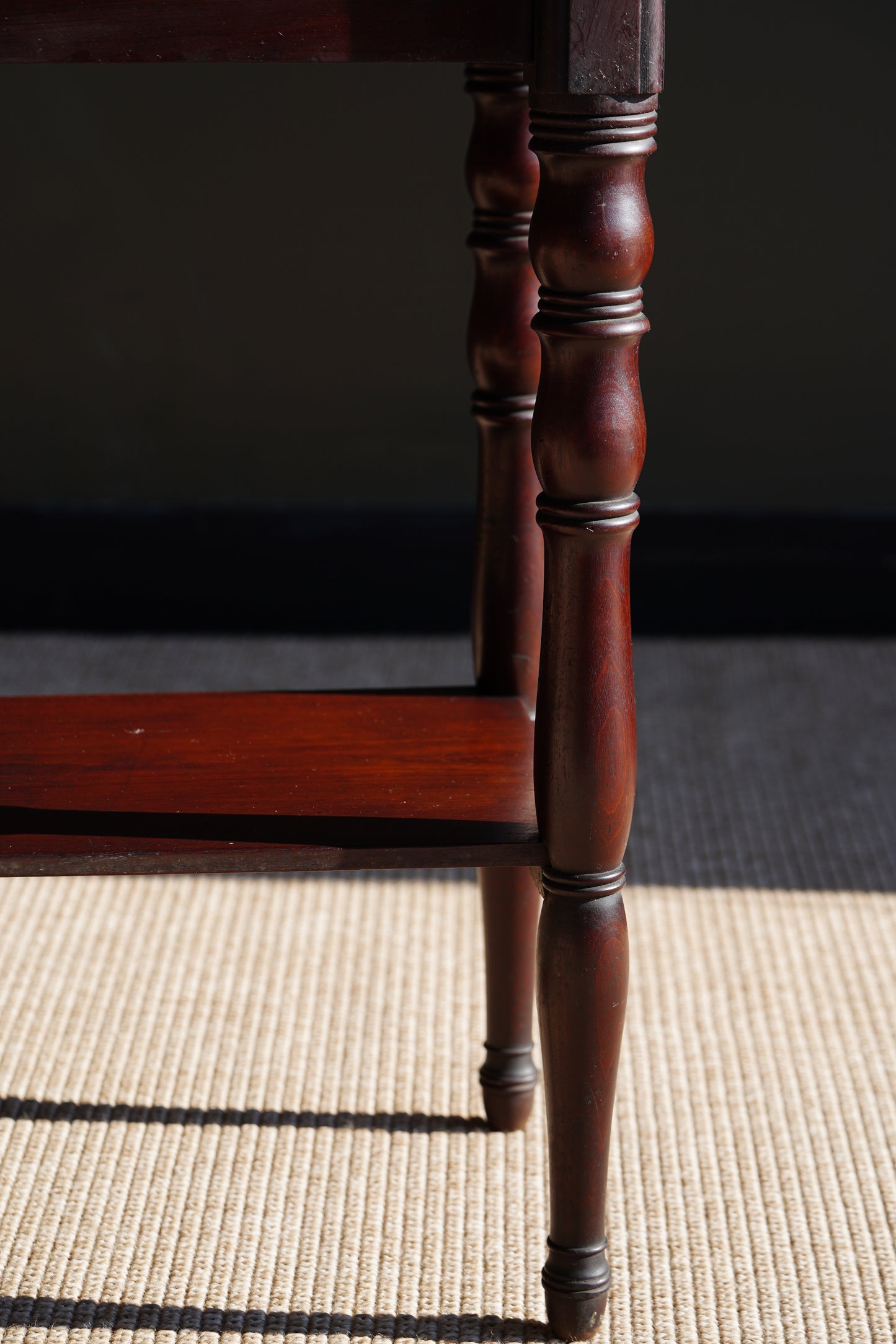 Antique Mahogany Side Table or Sewing Table