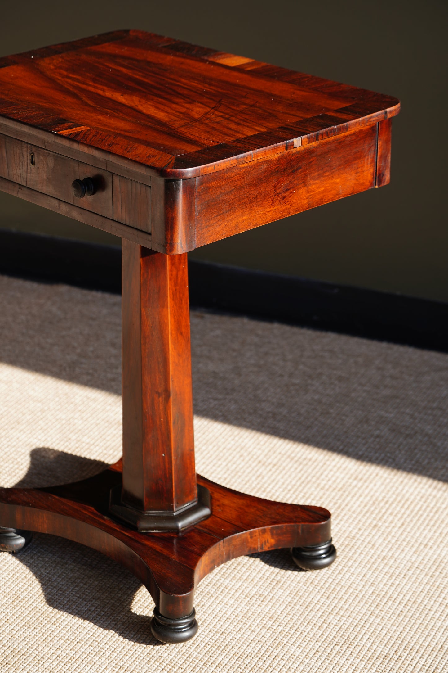 Antique William IV Rosewood Side Table