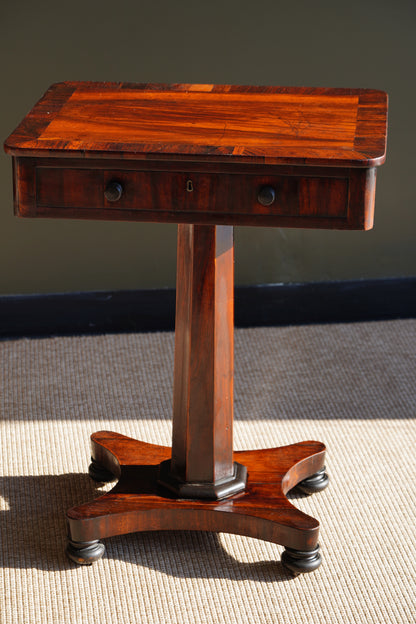 Antique William IV Rosewood Side Table