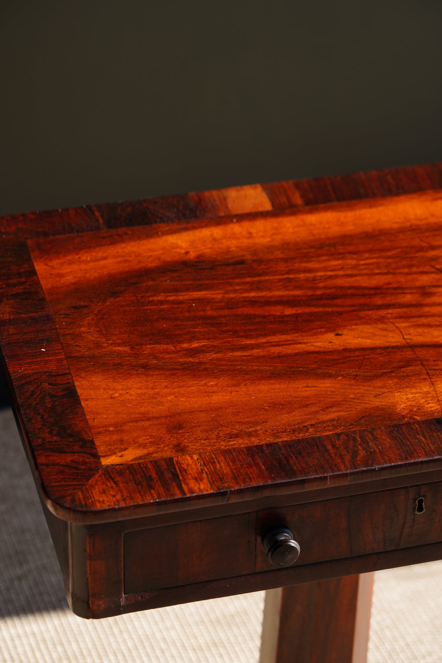 Antique William IV Rosewood Side Table
