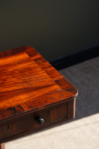 Antique William IV Rosewood Side Table