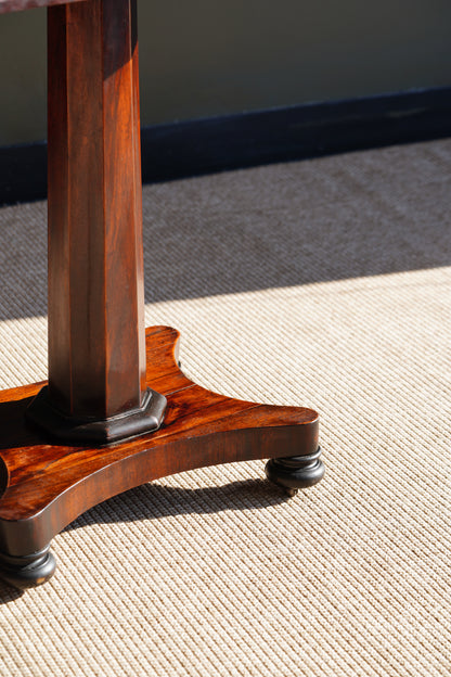 Antique William IV Rosewood Side Table