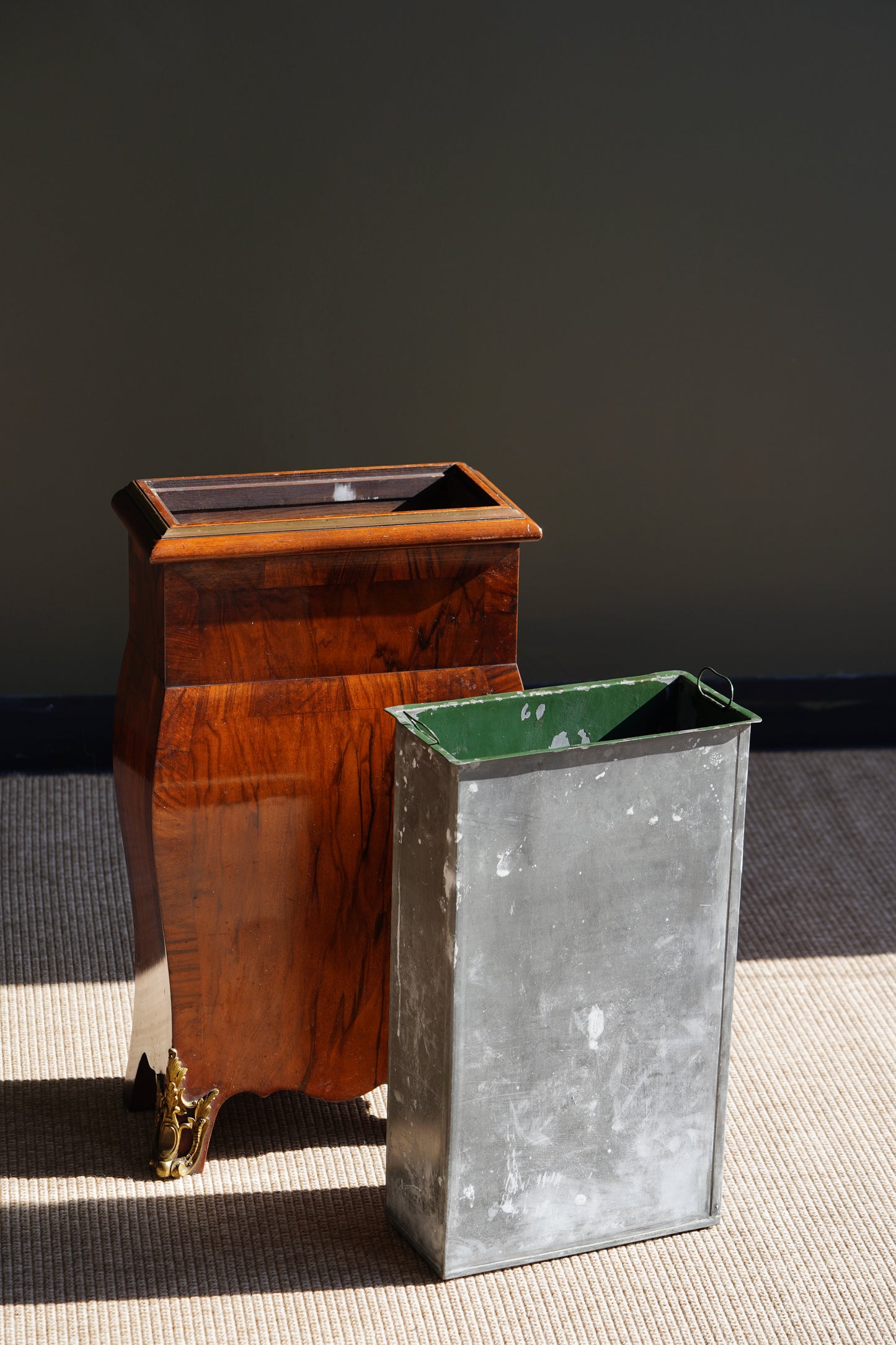 Antique Walnut Umbrella Stand