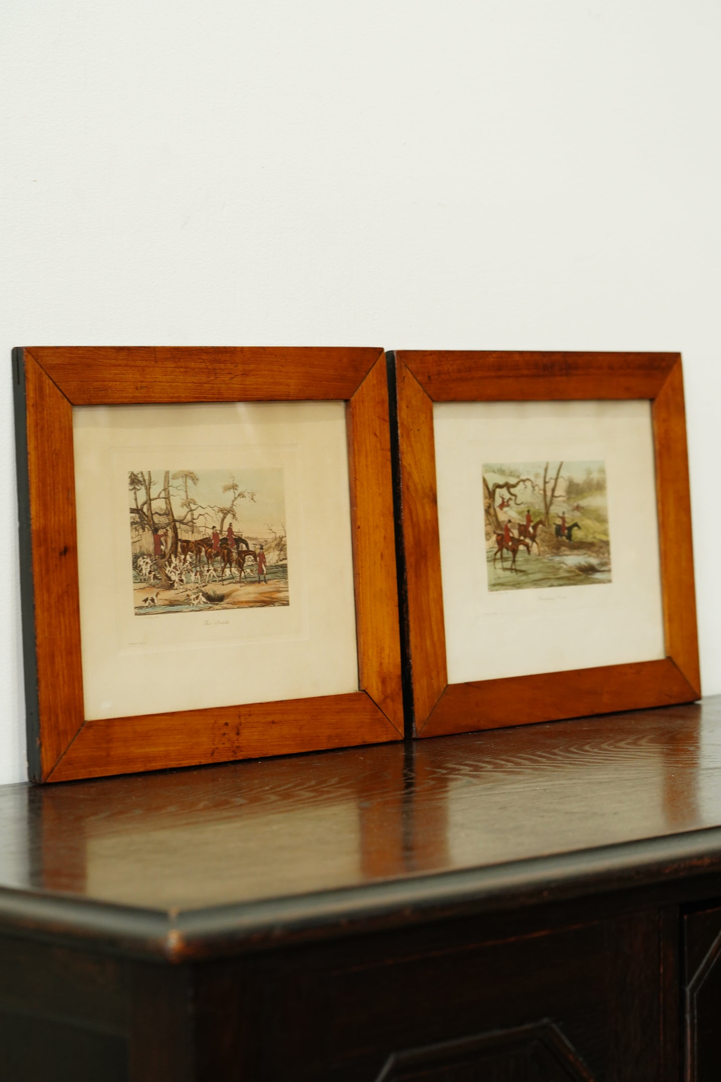 Vintage French Fox Hunting Prints After Henry Alken