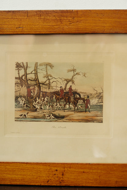 Vintage French Fox Hunting Prints After Henry Alken