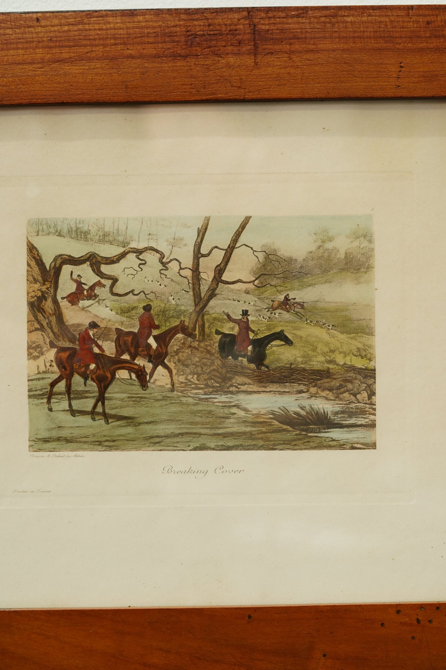 Vintage French Fox Hunting Prints After Henry Alken