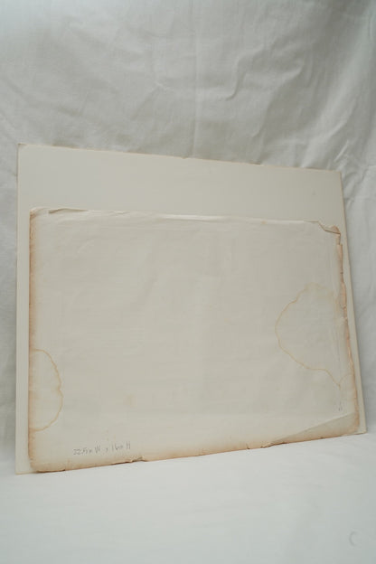 Antique Venetian Architectural Engraving of St Mark’s Basilica Crypt Plan