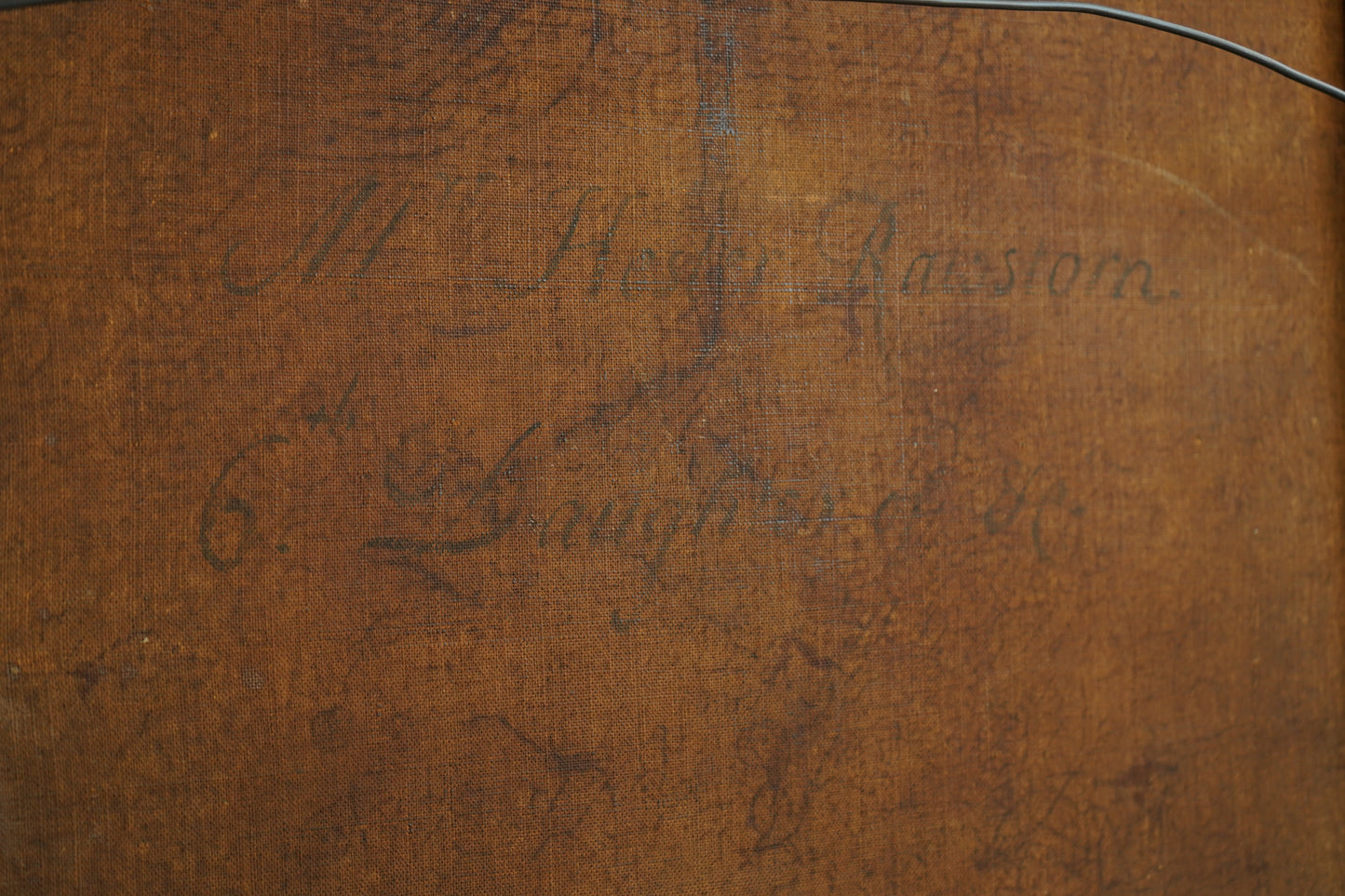 18th Century Georgian Portrait Oil on Canvas Painting, c. 1720–1740