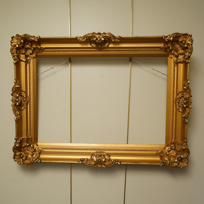 Antique Giltwood Rococo Revival Frame | Ornate Gold Picture Frame, Late 19th–Early 20th Century
