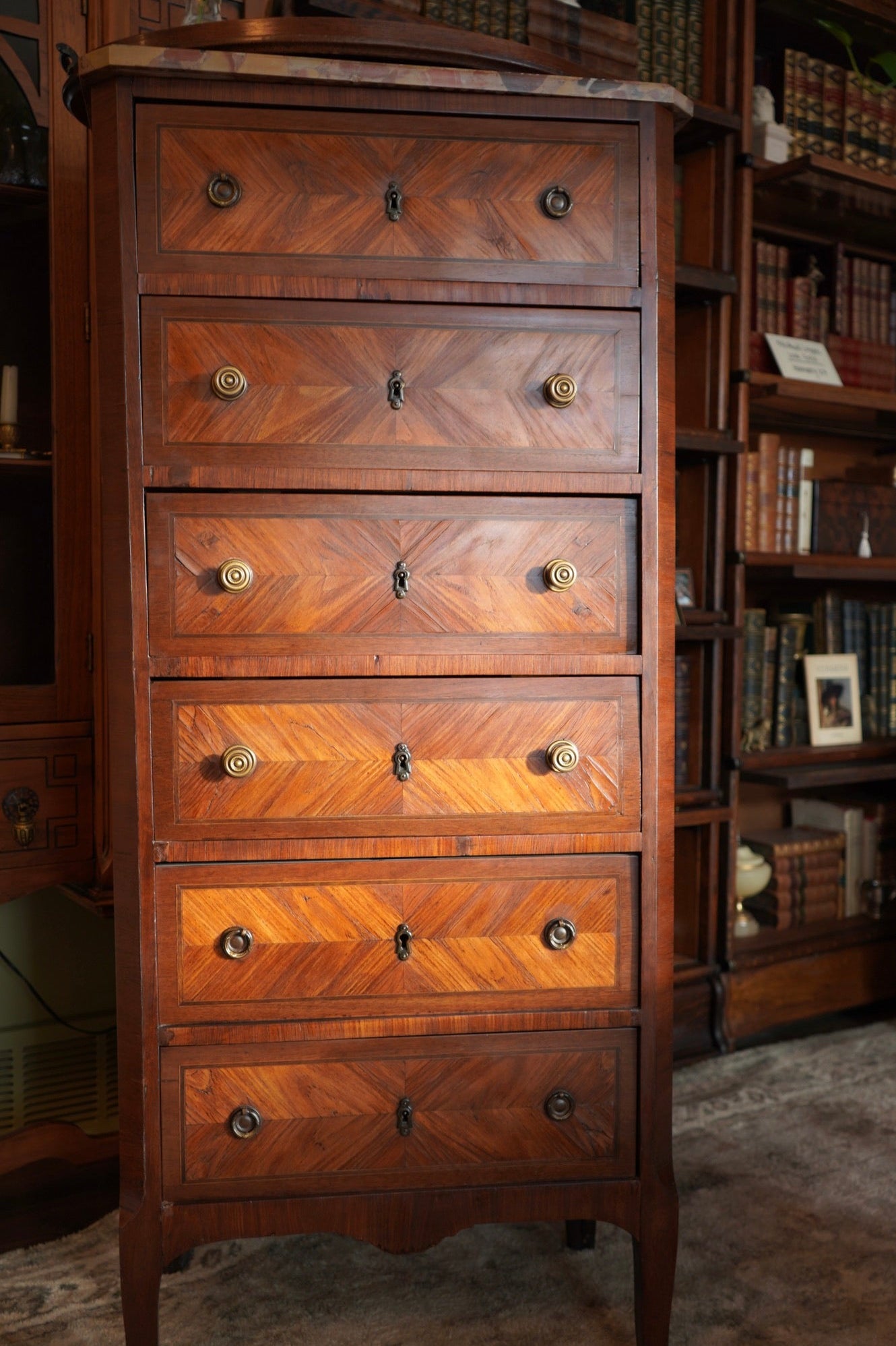 Antique French Louis XVI Lingerie Chest | French Chest of Drawers