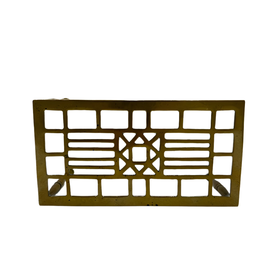 Small Antique English Brass Riser | Trivet