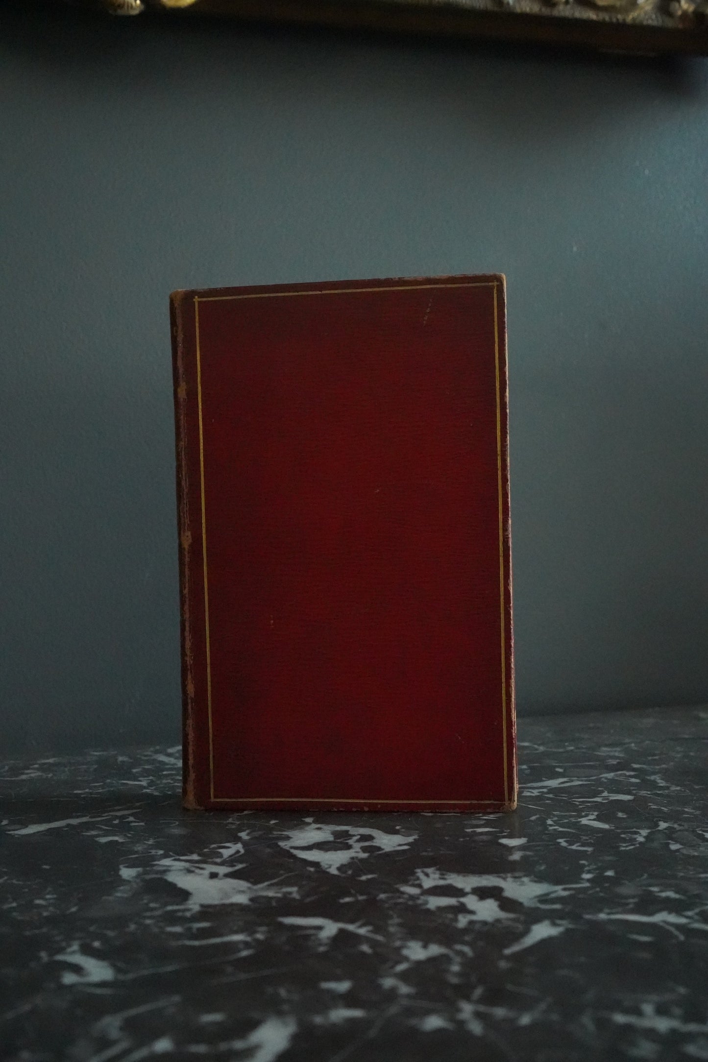 1834 "Scripture Biography" Religious Red Full Leather Book