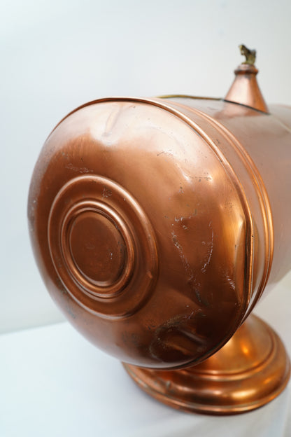 Antique Copper Planter / Ice Bucket or Firewood Holder