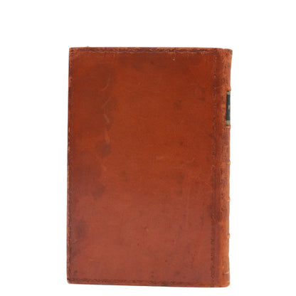 1919 "The Poetical Works of Robert Burns" Brown Full Leather Prize Binding Book