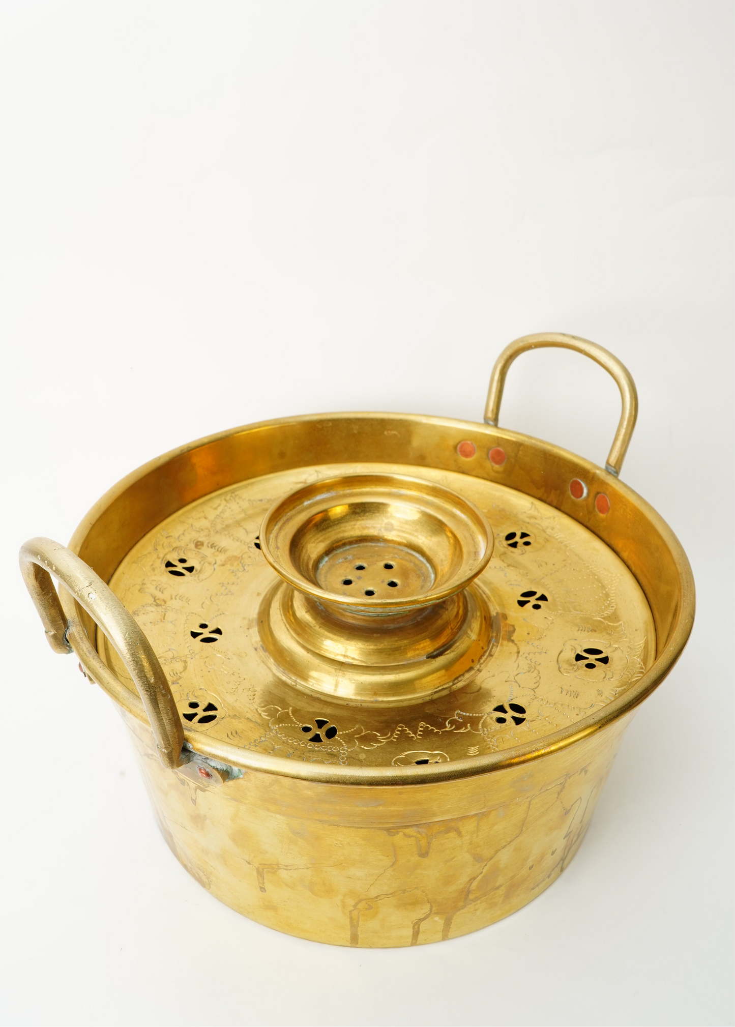 Korean Brass Hotpot Steamer | Brass Vase