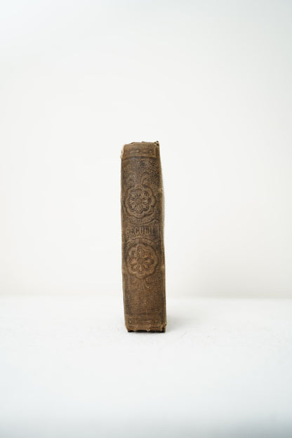 Miniature French Catholic Prayer Book Recueil de Prières Miniature with Clasp and Gilt Edges
