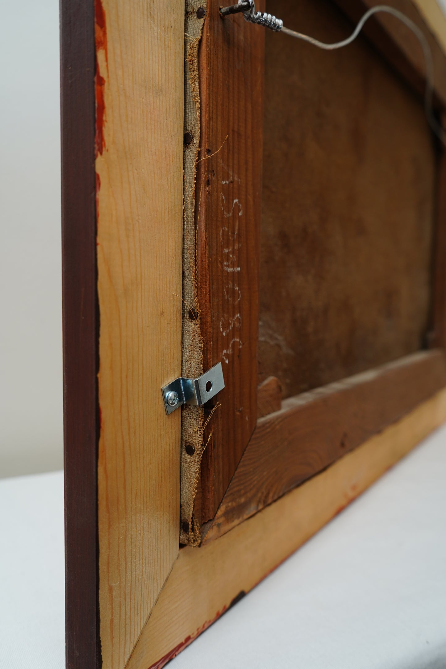 Antique 1905 Oil Painting Still Life with Fruit, Book & Earthenware Jar | Signed K.E.