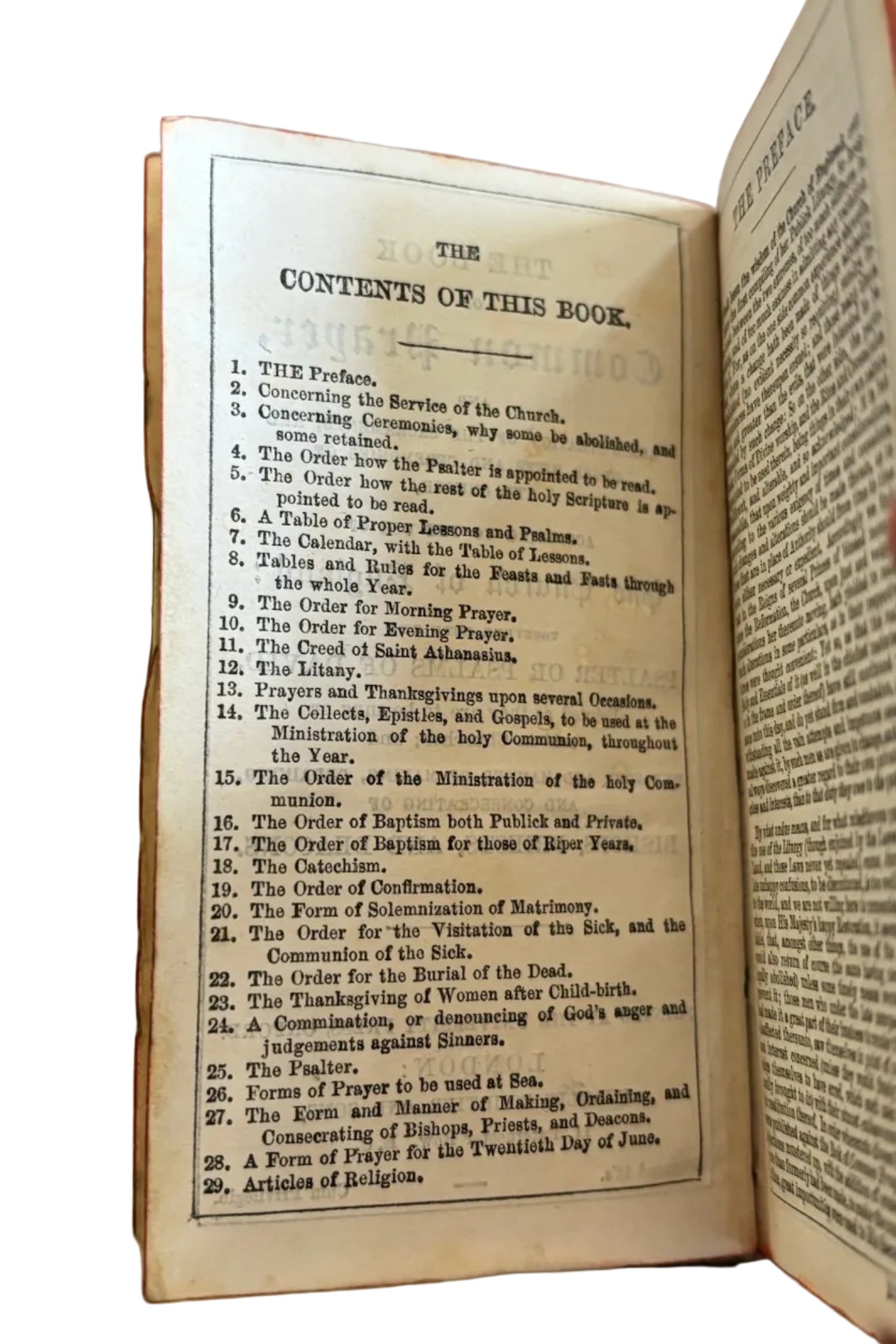Antique Miniature Book of Common Prayer with Clasp