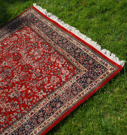 Vintage Persian Kashan-style Area Rug