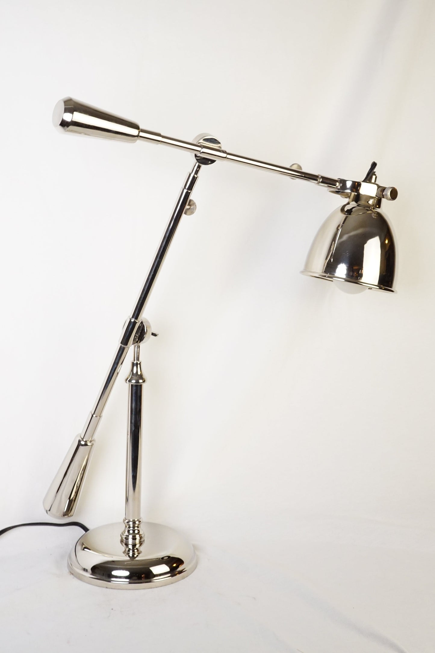 Chrome Adjustable Articulating Desk Lamp