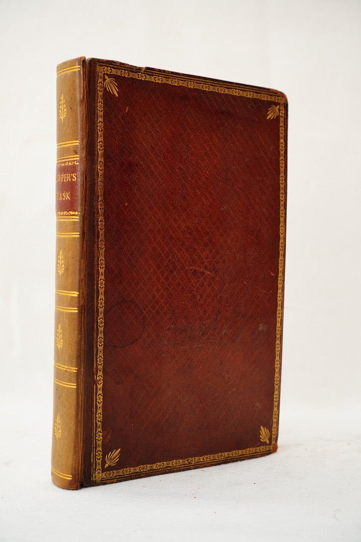 1817 The Task by William Cowper Poetry Book