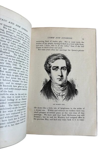 Antique Victorian History Book Great Britain and Her Queen 1897