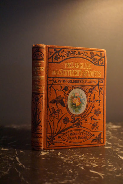 The Language and Sentiment of Flowers Victorian Cloth Book