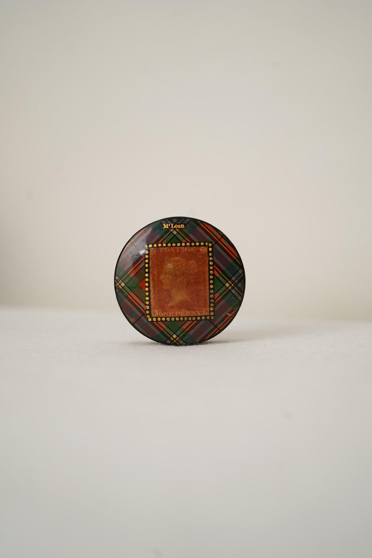 Victorian Scottish Tartanware Stamp Boxes with Queen Victoria Motifs, M'Lean