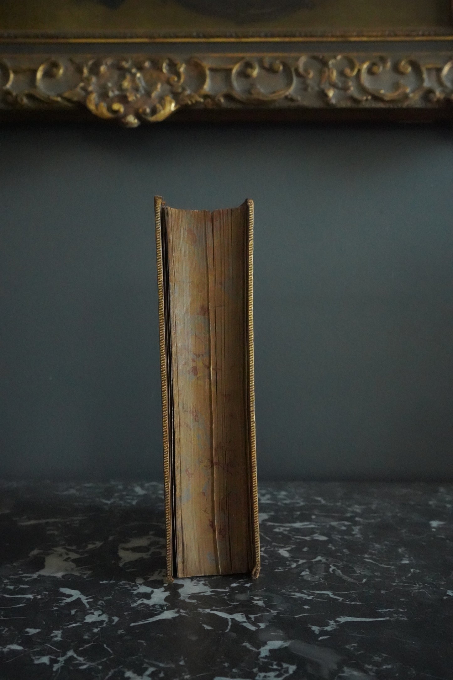 1889 "The Miscellaneous Writings and Speeches of Lord Macaulay" Full Caramel Brown Leather Book