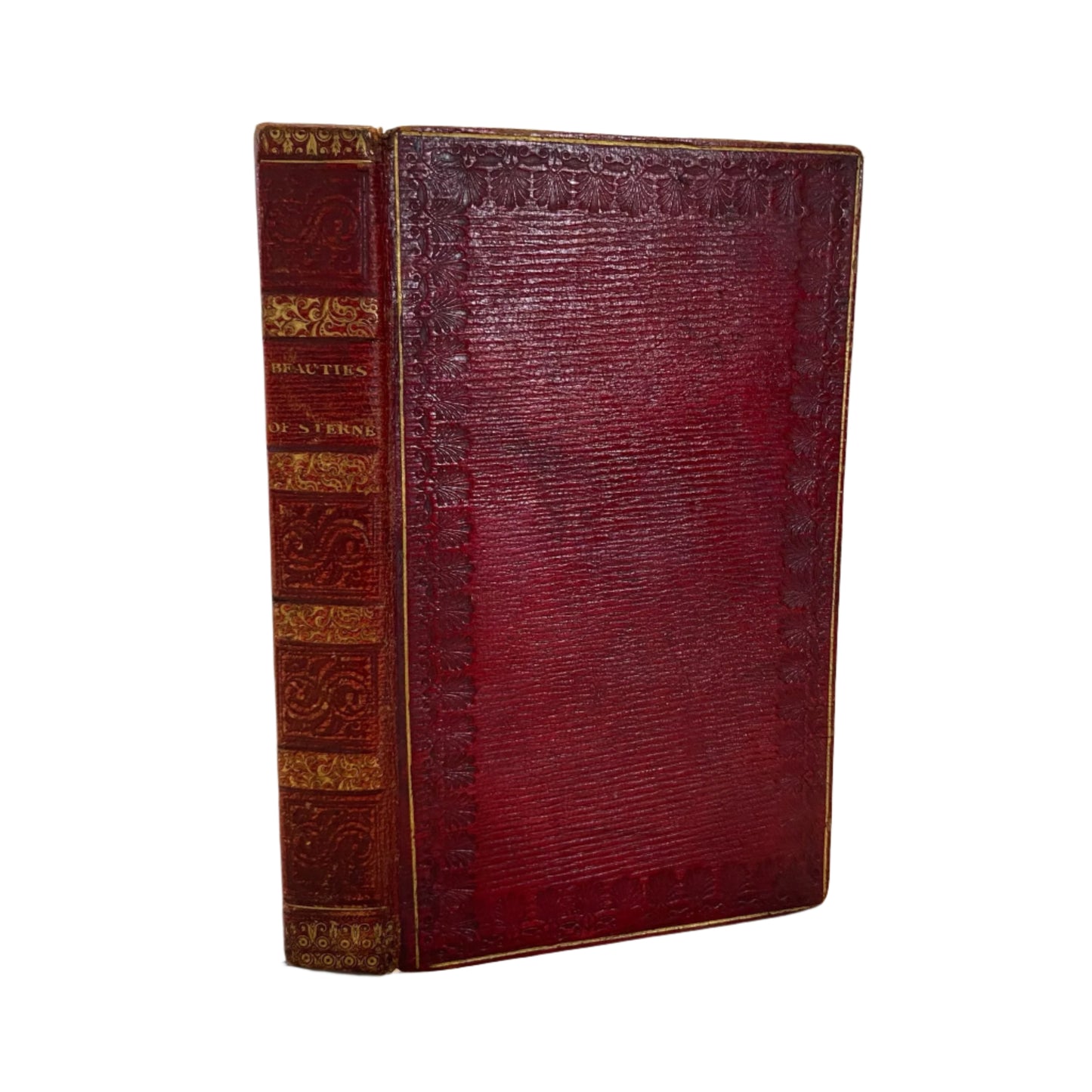 1799 The Beauties of Sterne | Fine Red Morocco Binding with Gilt Edges | 13th Edition Georgian Literature