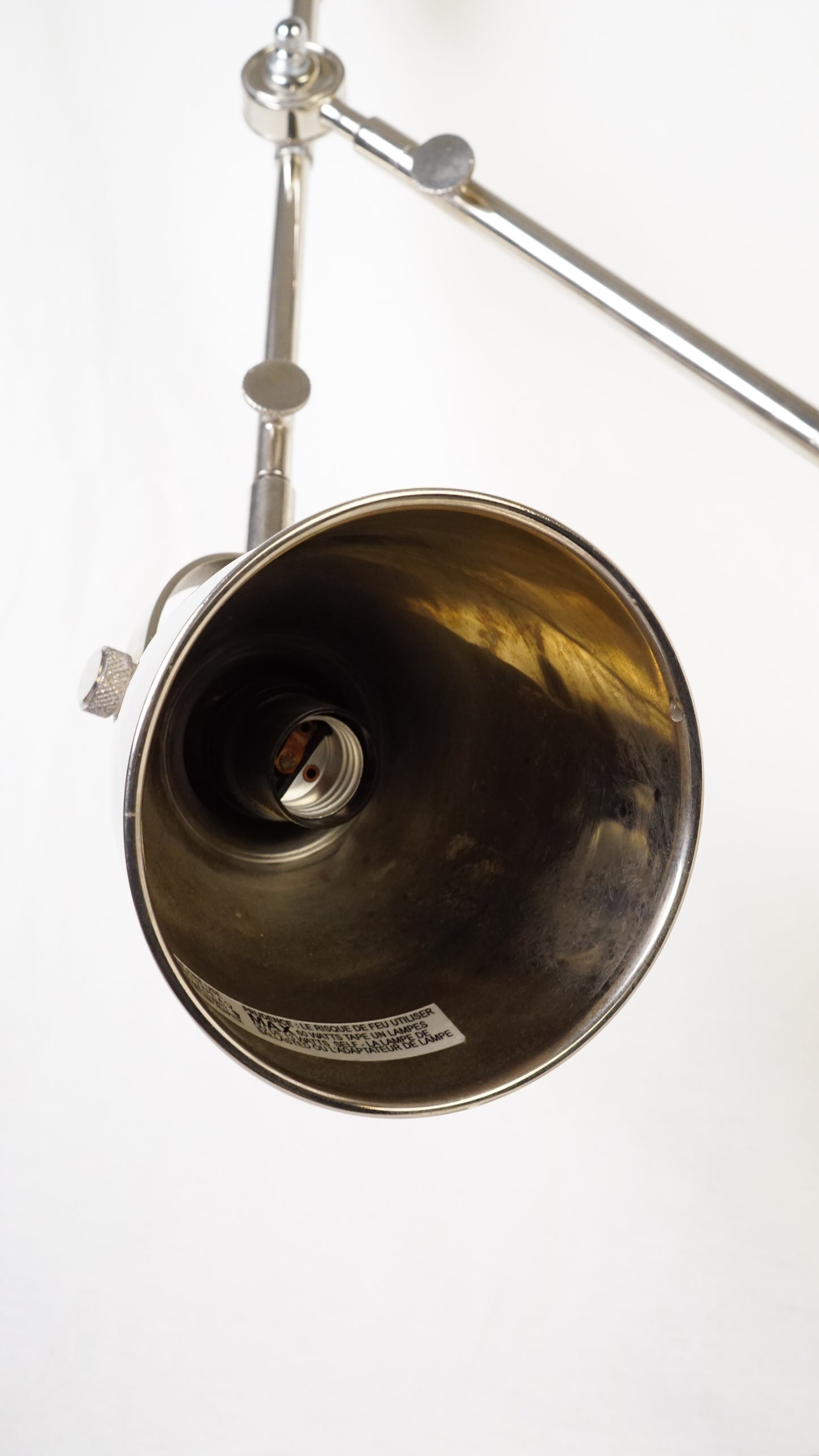 Chrome Adjustable Articulating Desk Lamp