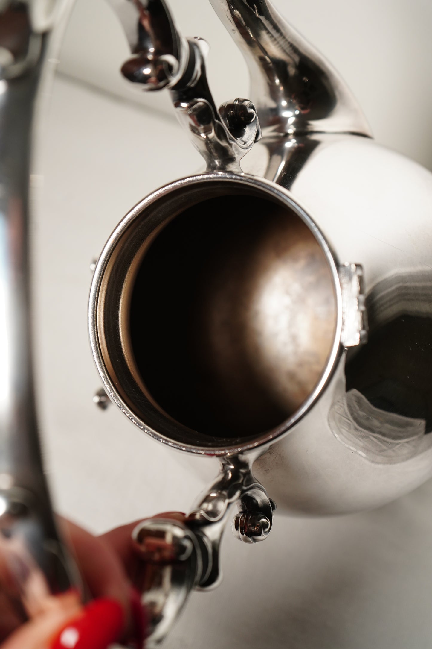 Georgian Castle Silver-Plated Hot Water Kettle by International Silver Co. 1406