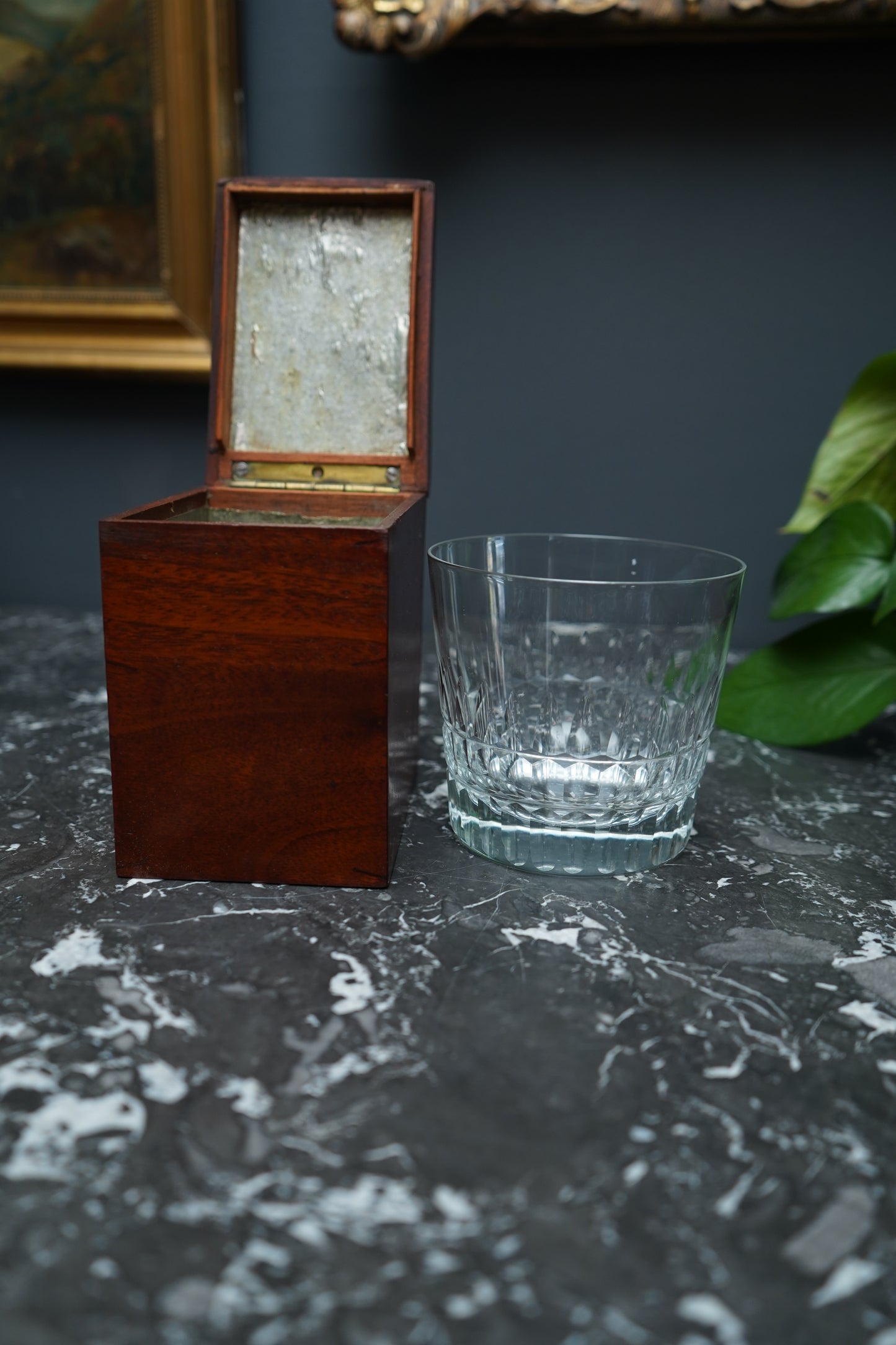 Antique Georgian Rosewood Domed Tea Caddy with Brass Mounts, Circa 1820-1830
