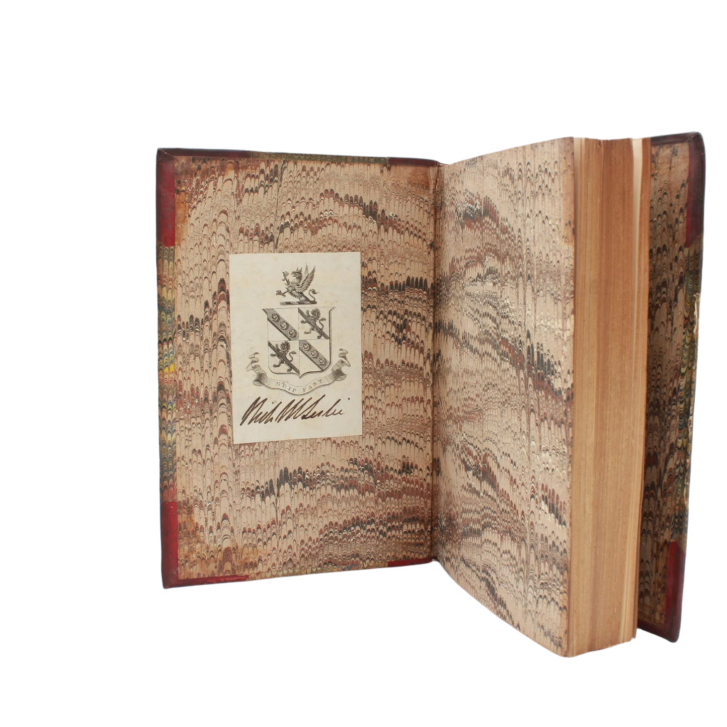 1809 "The Catspaw: A Comedy in Five Acts" Red Half Leather Book