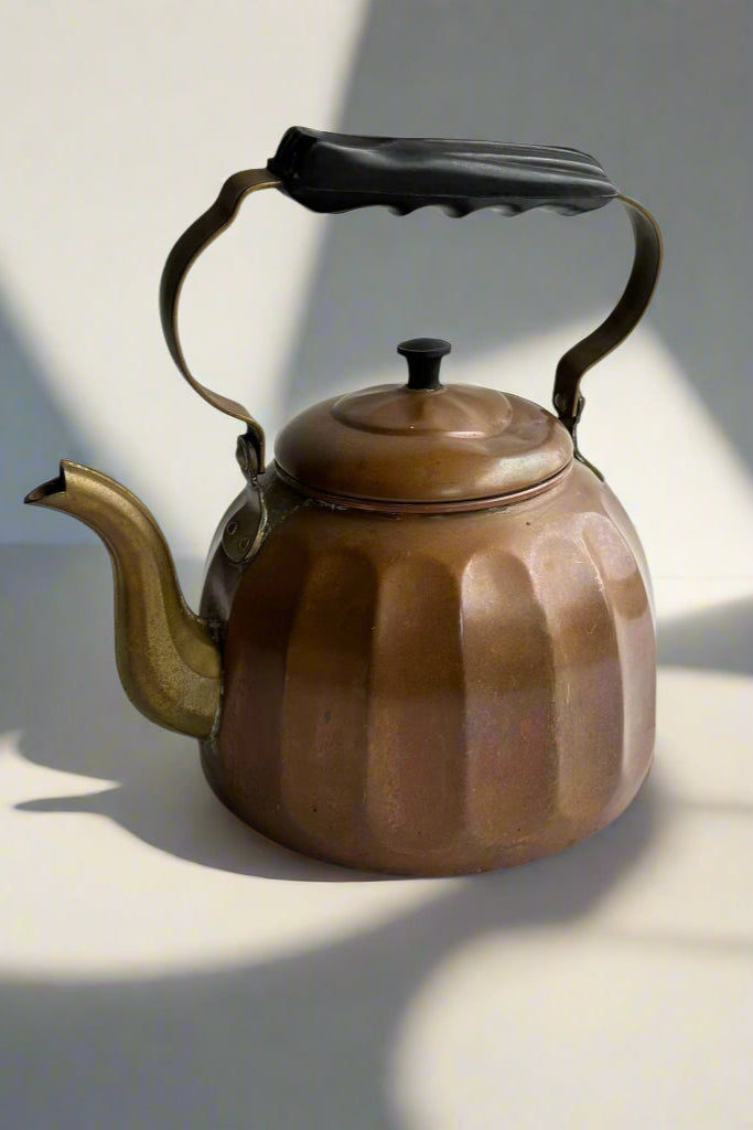 German Copper & Brass Tea Kettle