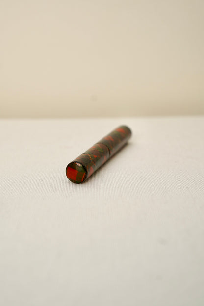 Victorian Scottish Tartanware Needle Case with Needles, McPherson Tartan, c. 1870–1900