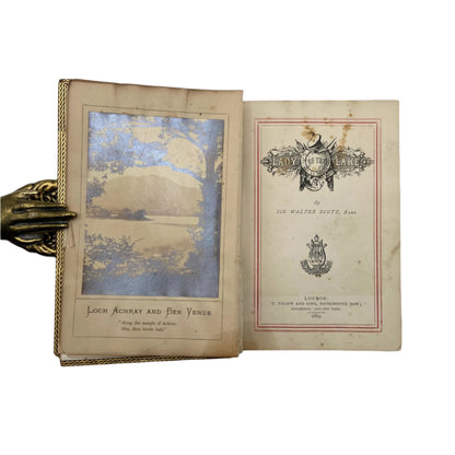 Mauchline Binding 1869 "The Lady of the Lake" by Sir Walter Scott