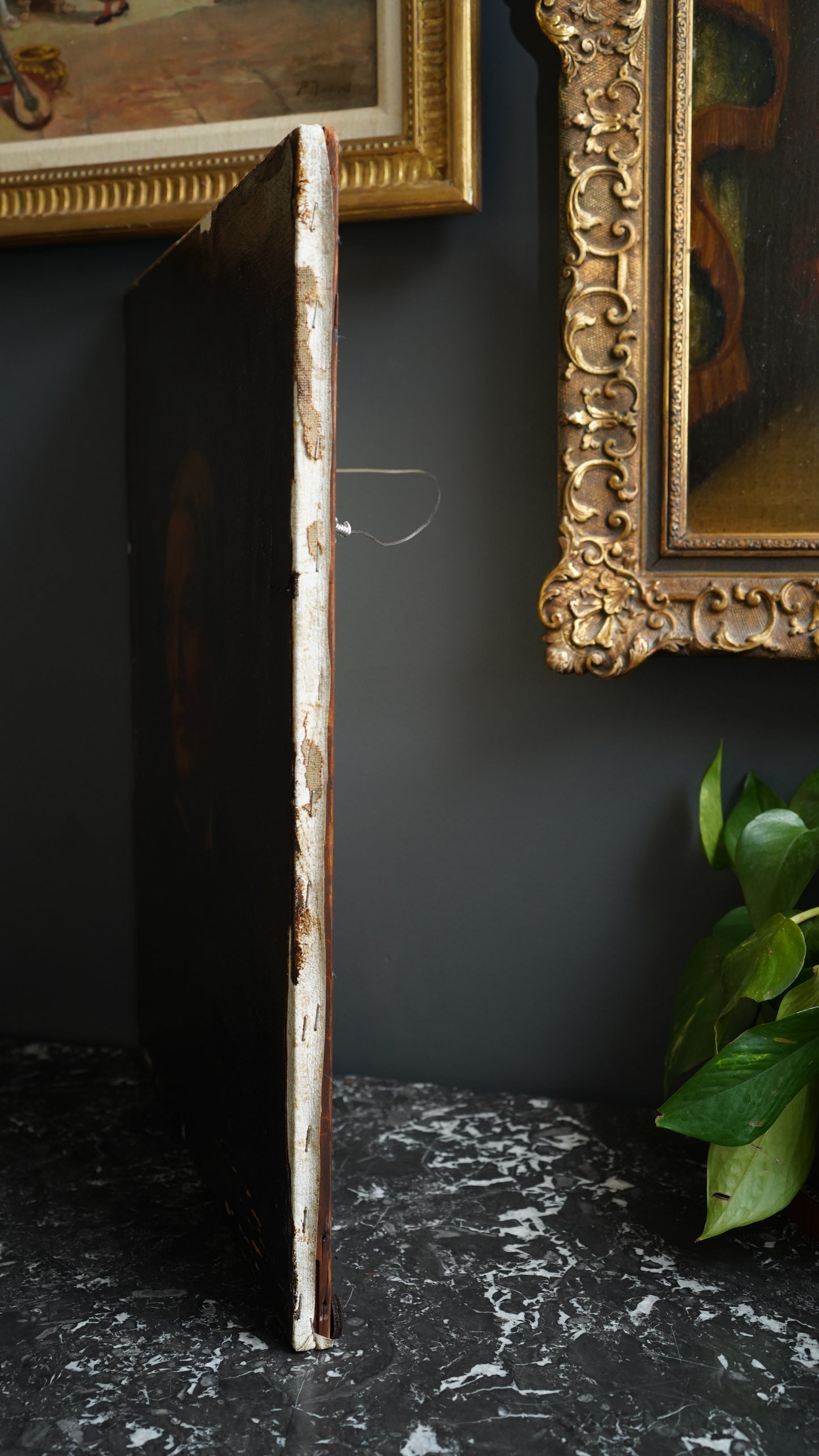 Signed Antique Portrait – 1892 Oil on Canvas, Victorian Woman, 18” x 22”